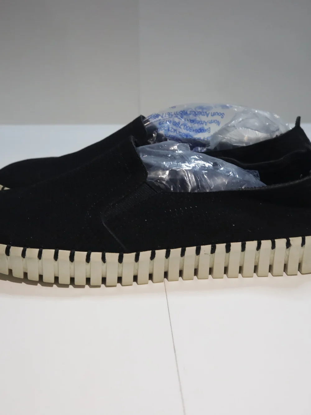 Skechers Suede Slip-Ons Black Size 8.5